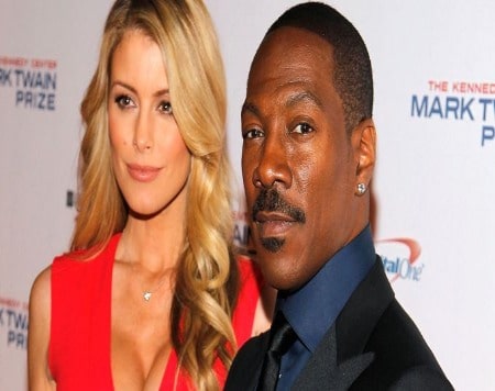 Paulette McNeely's former partner, Eddie Murphy with his current fiancee, Paige Butcher in Washington, D.C, in 2015. Is McNeely married or she is single? Who is her husband?